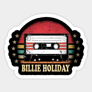 Design Billie Proud Name Birthday 70s 80s 90s Color Sticker